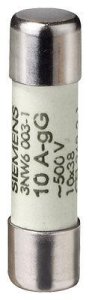 SIEMENS KARTUŞ SİGORTA 10X38MM 25A GG SİLİNDİRİK SİGORTA