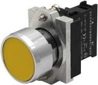 SIEMENS 3SB6160-4AA11-1BA0 0-1 KOMPLE KALICI ANAHTARLI MANDAL BUTON METAL 1NO SİYAH