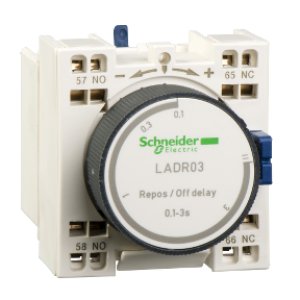SCHNEIDER ELECTRIC TESYS ZAMAN GECİKME YARDIMCI KONTAK BLOĞU 1NA+1NK YAYLI TERMİNALLER