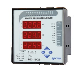 ENTES RG3-15CLS 144X144 220VAC REAKTİF GÜÇ KONTROL RÖLESİ