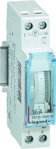 LEGRAND GÜNLÜK PROGRAMLI DİKEY ANALOG KADRAN 100 SAATLİK REZERVLİ ZAMAN SAATİ