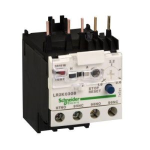 SCHNEIDER ELECTRIC 1.8-2.6A K.SERİSİ KONTAKTÖRLERİN ALTINA DİREKT MONTE TERMİK ROLE