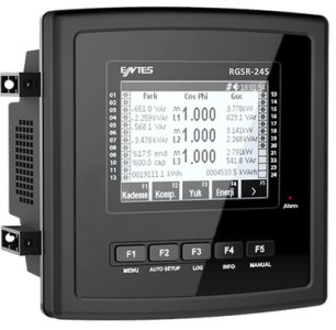 ENTES RGA-24S 144X144 85V-300V AC/DC GRAFİK LCD’Lİ T/İ REAKTİF GÜÇ KONTROL RÖLESİ