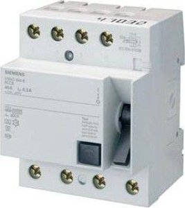 SIEMENS 4X63A SELEKTİF 400V 300MA 70MM TRİFAZE 3FAZ-NÖTR BAĞLANTILI KAÇAK AKIM KORUMA RÖLESİ