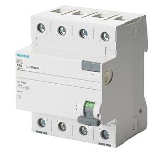 SIEMENS 5SV4346-0 3X63A 30MA 3F+N TİP-AC KAÇAK AKIM RÖLESİ