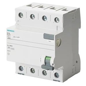 SIEMENS 5SV5344-6 4X40A 400V 30mA A FI TİPİ 70MM TRİFAZE 3FAZ-NÖTR BAĞLANTILI KAÇAK AKIM KORUMA RÖLESİ