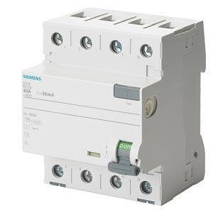 SIEMENS 5SV3644-6 3X40A 300MA 3F+N TİP-A KAÇAK AKIM RÖLESİ