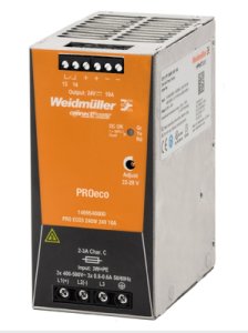 WEIDMULLER PRO ECO3 240W 24V 10A 3X400VAC 24VDC 10A GÜÇ KAYNAĞI SWITCH-MODE 24VDC
