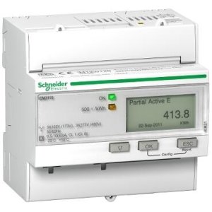SCHNEIDER ELECTRIC A9MEM3110 İEM3110 ENERJİ ÖLÇER - 63 A - 1 DİJİTAL G
