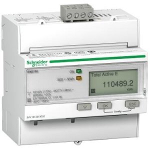 SCHNEIDER ELECTRIC A9MEM3165 İEM3165 KWH ÖLÇER- 63 A - BACNET - 1 DİJİTAL G - 1 DİJİTAL Ç - ÇOKLU TARİFE