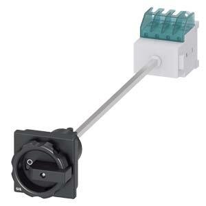 SIEMENS 16A 75KW ACİL STOP ŞALTERİ DİPTEN TESPİTLİ KİLİTLEMELİ KAPI BAĞLANTILI SİYAH