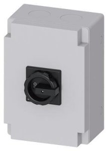 SIEMENS 125A 45 KW 3LD2 KUTULU TİP PAKO ŞALTER IP65 TAHRİK KOLU SİYAH
