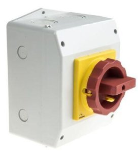 SIEMENS 63A 22KW 3LD2 KUTULU PAKO ŞALTER IP65 TAHRİK KOLU SARI/KIRMIZI
