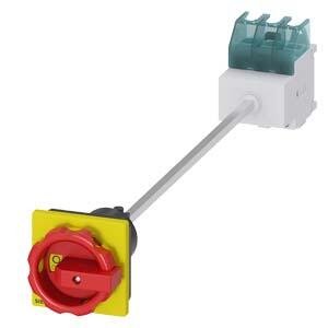 SIEMENS ACİL STOP ŞALTERİ DİPTEN TESPİTLİ KİLİTLEMELİ KAPI BAĞLANTILI 32A 11,5 KW