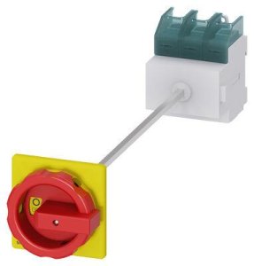 SIEMENS ACİL STOP ŞALTERİ DİPTEN TESPİTLİ KİLİTLEMELİ KAPI BAĞLANTILI 100A 37KW