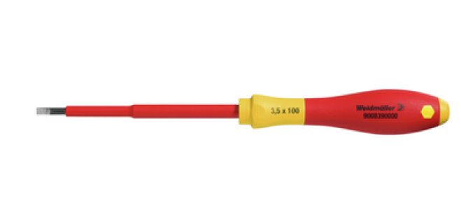 WEIDMULLER DÜZ İZOLELİ TORNAVİDA SDI 0.6X3.5X100MM