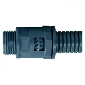 ORTAÇ SPİRAL BORU RAKORU (POLYAMİD,SİYAH) PG16 OR0231