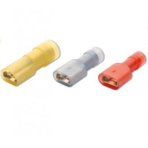 ŞAFAK ELEKTRİK 0.50-1.50MM2 0.8X6.35 TAM İZOLELİ POLYAMİD DİŞİ FASTON PABUÇ (100 ADET)