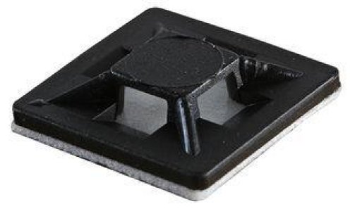 HELLERMANNTYTON YAPIŞKAN KROŞE SİYAH 19X19X3,1MM TY-ITS (100 ADET)