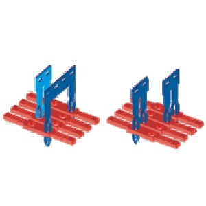 ENTES PTC/3/02 2,5MM2 YAYLI KLEMENS İÇİN 10'LU ÜST KÖPRÜ M2143