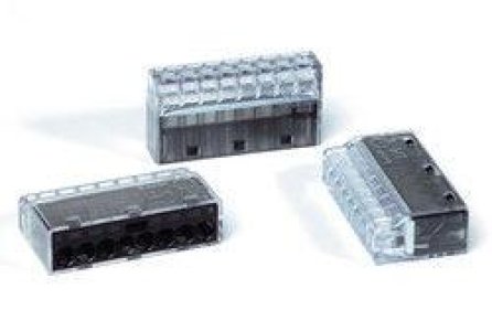KARDEŞ ELEKTRİK 5 Lİ BUAT KLEMENSİ ŞEFFAF - MAVİ 1 KUTU = 75 ADET