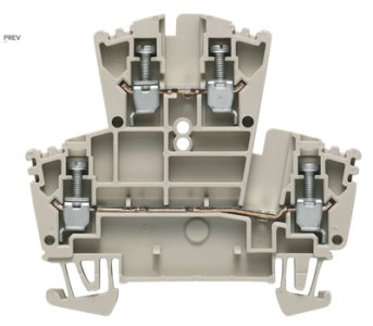 WEIDMULLER RAY KLEMENS İKİ KATLI WDK2.5