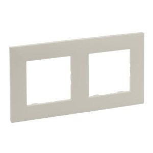 LEGRAND 768472 RAVENTİ KREM İKİLİ YATAY ÇERÇEVE