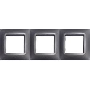 LEGRAND 768273 RAVENTİ ALÜMİNYUM ÜÇLÜ YATAY ÇERÇEVE