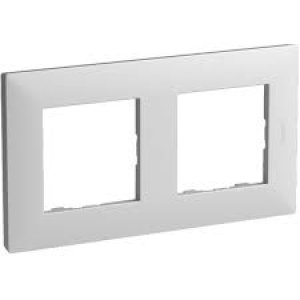 LEGRAND 768172 RAVENTİ BEYAZ İKİLİ YATAY ÇERÇEVE