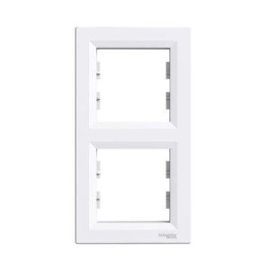 SCHNEIDER ELECTRIC EPH5810221 ASFORA BEYAZ İKİLİ DİKEY ÇERÇEVE