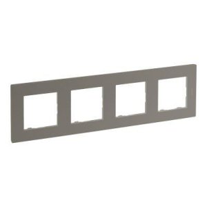 LEGRAND 768574 RAVENTİ BRONZ DÖRTLÜ YATAY ÇERÇEVE