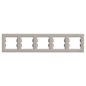 SCHNEIDER ELECTRIC EPH5800569 ASFORA BRONZ BEŞLİ YATAY ÇERÇEVE