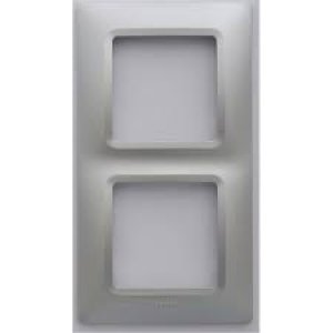 LEGRAND 767352 SALBEİ ALÜMİNYUM İKİLİ DİKEY ÇERÇEVE