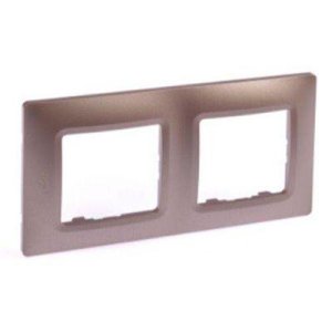 LEGRAND 767552 SALBEİ FÜME İKİLİ ÇERÇEVE