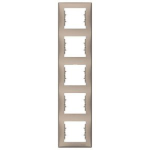 SCHNEIDER ELECTRIC SEDNA 5 Lİ ÇERÇEVE DİKEY TİTANYUM SDN5801568