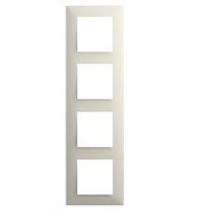 LEGRAND 768474 RAVENTİ KREM DÖRTLÜ YATAY ÇERÇEVE