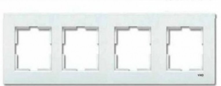 LEGRAND 768174 RAVENTİ BEYAZ DÖRTLÜ YATAY ÇERÇEVE