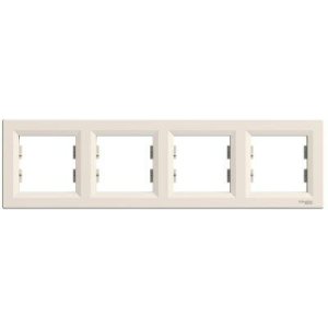 SCHNEIDER ELECTRIC EPH5800423 ASFORA KREM DÖRTLÜ YATAY ÇERÇEVE