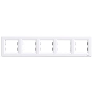 SCHNEIDER ELECTRIC EPH5800521 ASFORA BEYAZ BEŞLİ YATAY ÇERÇEVE