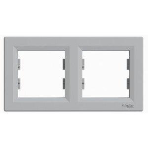 SCHNEIDER ELECTRIC EPH5800261 ASFORA ALÜMİNYUM İKİLİ YATAY ÇERÇEVE