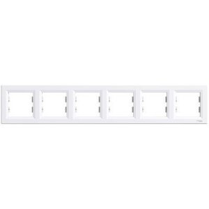 SCHNEIDER ELECTRIC EPH5800621 ASFORA BEYAZ ALTILI YATAY ÇERÇEVE