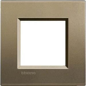 BTICINO LNA4802SQ KARE KAPAK PLAKASI 2 MODÜL ÇERÇEVE
