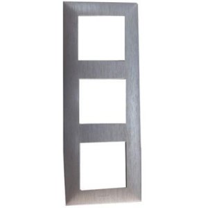 LEGRAND 768283 RAVENTİ SATİNE ALÜMİNYUM ÜÇLÜ ÇERÇEVE