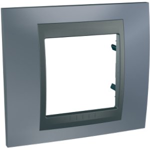 SCHNEIDER ELECTRIC UNİCA TOP KAPAK ÇERÇEVESİ 1 TAKIM METALİK GRİ/GRAFİT