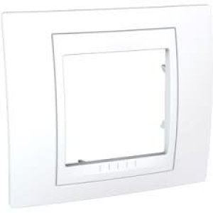 SCHNEIDER ELECTRIC TEKLİ ÇERÇEVE KUTUP BEYAZI UNİCA PLUS