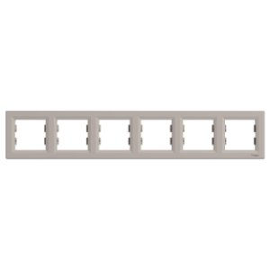 SCHNEIDER ELECTRIC EPH5800669 ASFORA BRONZ ALTILI YATAY ÇERÇEVE