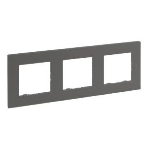 LEGRAND 768873 RAVENTİ TİTANYUM ÜÇLÜ YATAY ÇERÇEVE