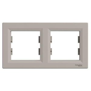 SCHNEIDER ELECTRIC EPH5800269 ASFORA BRONZ İKİLİ YATAY ÇERÇEVE