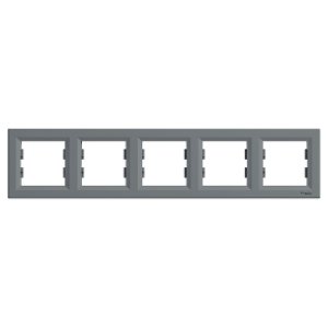 SCHNEIDER ELECTRIC EPH5800562 ASFORA ÇELİK BEŞLİ YATAY ÇERÇEVE