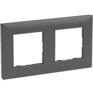 LEGRAND 768872 RAVENTİ TİTANYUM İKİLİ YATAY ÇERÇEVE